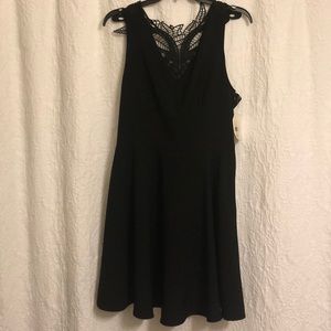 Black dress with lace detail large Altar’d State